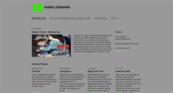 Desktop Screenshot of karin-lehmann.de